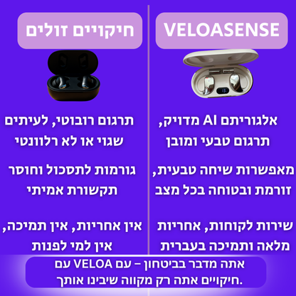 VELOA Sense – האוזניות שמבינות אותך